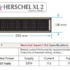 Herschel Aspect XL 2 Technical Data