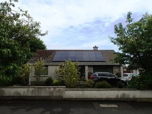 4kWp solar array installed in Coleraine